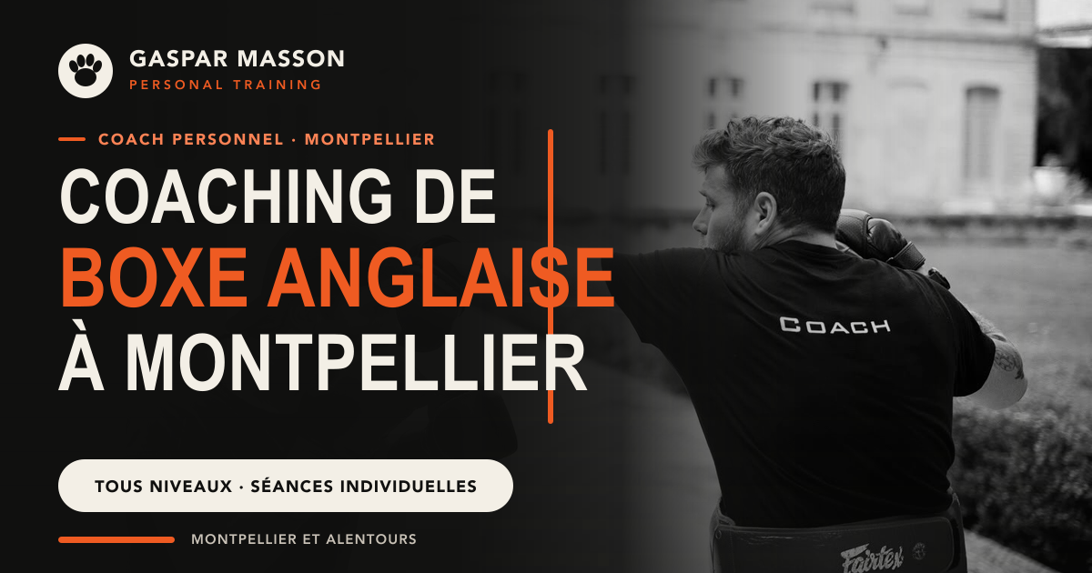 Aperçu du site de coaching de boxe anglaise Gaspar Masson